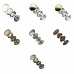 100 Boutons Pressions - FORTES ( USA) - Diamètre 15 Mm - Ligne 24 - FINITIONS AU CHOIX