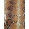 2nd Choix Vachette Fantaisie SERPENT Marron Orangé - Épaisseur 0,8 Mm -Matériel De Couture Soldes 2024 2nd choix vachette fantaisie serpent marron orange epaisseur 0 8 mm