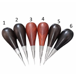 Alène Aux Pinces Haut De Gamme - Fer MAROQUINERIE- Manche Au Choix