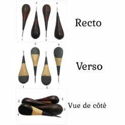 Alène Aux Pinces STANDARD - Fer Petite Sellerie - Manche Au Choix