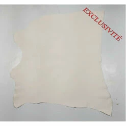 Collet CASHMERE - TOSCANA - Tannage METAL FREE - Blanc - Épaisseur ±2.2mm -Matériel De Couture Soldes 2024 collet cashmere toscana tannage metal free blanc epaisseur 22mm 4