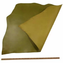 Collet De Vache Lisse Vert Olive/cactus - Épaisseur 3,5 Mm