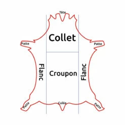 Collet - TOSCANA - Tannage Végétal - Naturel - Épaisseur ±2.5mm -Matériel De Couture Soldes 2024 collet toscana tannage vegetal naturel epaisseur 2 5mm 3