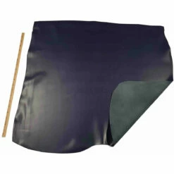 Croûte De Vachette Enduite (PU) - Bleu Foncé - Épaisseur 1,5 - 1,7 Mm