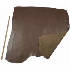 Croûte De Vachette Enduite (PU) - Marron - Épaisseur 1,5 - 1,7 Mm -Matériel De Couture Soldes 2024 croute de vachette enduite pu marron epaisseur 1 5 1 7 mm 1