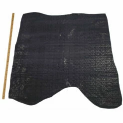 Croûte De Veau Fantaisie Bleu Marine Avec Motifs - Épaisseur 1 Mm -Matériel De Couture Soldes 2024 croute de veau fantaisie bleu marine avec motifs epaisseur 1 mm 2