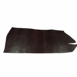 Demi Croupon Vache - Crocodile Marron - Épaisseur 3,6 Mm