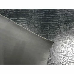 Demi Croupon Vache - Crocodile Noir - Épaisseur 3,6 Mm -Matériel De Couture Soldes 2024 demi croupon vache crocodile noir epaisseur 3 6 mm 2