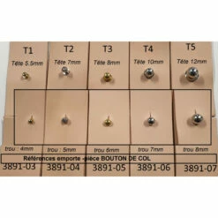 Emporte - Pièce Bouton De Col T5 - 8 Mm -Matériel De Couture Soldes 2024 emporte piece bouton de col t5 8 mm 2