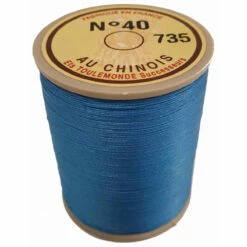 Fil De Lin Retors Extra Glacé N°40 Bleu Azur 735 - 350 Mètres -Matériel De Couture Soldes 2024 fil de lin retors extra glace n 40 bleu azur 735 350 metres 2
