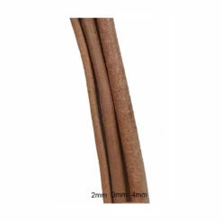 LACET ROND - MARRON - 4mm - BOBINE 25 Mètres -Matériel De Couture Soldes 2024 lacet rond marron 4mm bobine 25 metres 3