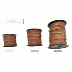 LACET ROND - NATUREL - 4mm - BOBINE 25 Mètres -Matériel De Couture Soldes 2024 lacet rond naturel 4mm bobine 25 metres 2