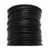 LACET ROND - NOIR - 4mm - BOBINE 25 Mètres -Matériel De Couture Soldes 2024 lacet rond noir 4mm bobine 25 metres