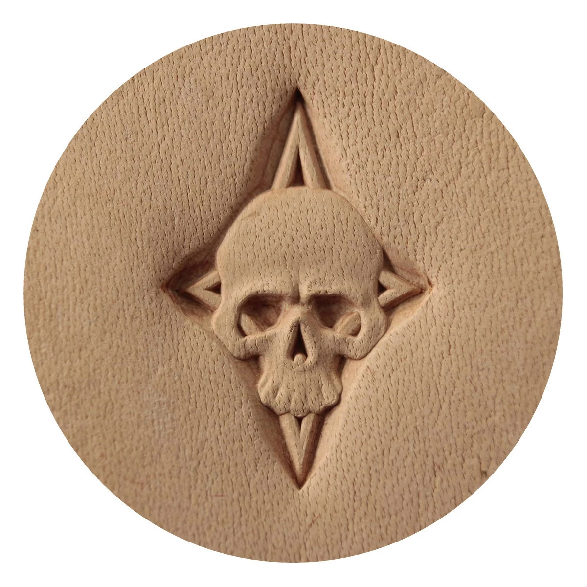 S.N. 377B - SKULL (tête De Mort) ÉTOILE - GÉOMÉTRIQUE - Matoir à Frapper 4 S.N. 377B - SKULL (tête De Mort) ÉTOILE - GÉOMÉTRIQUE - Matoir à Frapper – Image 2