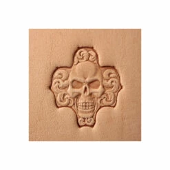 S.N. 383 - SKULL (tête De Mort) FLORAL - GÉOMÉTRIQUE - Matoir à Frapper