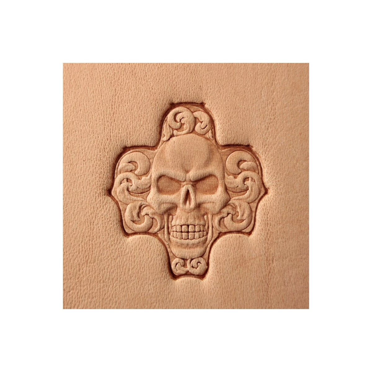 S.N. 383 - SKULL (tête De Mort) FLORAL - GÉOMÉTRIQUE - Matoir à Frapper 3 S.N. 383 - SKULL (tête De Mort) FLORAL - GÉOMÉTRIQUE - Matoir à Frapper