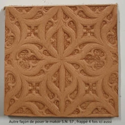 S.N. 57 - GÉOMÉTRIQUE - GOTHIQUE - Matoir à Frapper -Matériel De Couture Soldes 2024 s n 57 geometrique gothique matoir a frapper 2