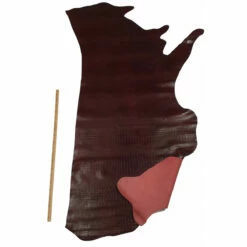 Vachette Fantaisie Crocodile Bordeaux - Épaisseur 1 Mm -Matériel De Couture Soldes 2024 vachette fantaisie crocodile bordeaux epaisseur 1 mm 2