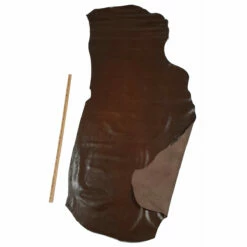 Vachette Fantaisie Galuchat Marron - Épaisseur 1 Mm -Matériel De Couture Soldes 2024 vachette fantaisie galuchat marron epaisseur 1 mm 2