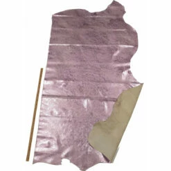 Vachette Fantaisie Métalisée Rose Brillant - Épaisseur 1 Mm