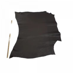 Vachette Fantaisie Motif Tressé - MARRON Foncé - Épaisseur 2 - 2,5 Mm