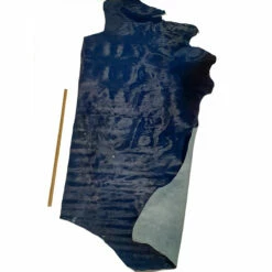 Vachette Fantaisie Poil Bleu - Épaisseur 2 Mm -Matériel De Couture Soldes 2024 vachette fantaisie poil bleu epaisseur 2 mm 2