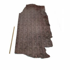 Vachette Fantaisie Poil Noir / Rose - Épaisseur 1,8 Mm