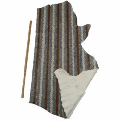 Vachette Fantaisie SERPENT Marron / Bleu - Épaisseur 0,8 Mm -Matériel De Couture Soldes 2024 vachette fantaisie serpent marron bleu epaisseur 0 8 mm 2