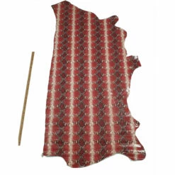 Vachette Fantaisie SERPENT Rouge - Épaisseur 1 Mm -Matériel De Couture Soldes 2024 vachette fantaisie serpent rouge epaisseur 1 mm 1