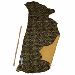 Vachette Fantaisie SERPENT Vert / Jaune - Épaisseur 0,8 Mm -Matériel De Couture Soldes 2024 vachette fantaisie serpent vert jaune epaisseur 0 8 mm 2