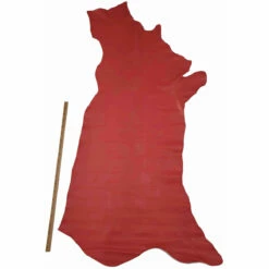 Vachette Foulonnée Rose - Épaisseur 1,5 Mm