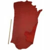 Vachette Foulonnée Rouge Brique - Épaisseur 1,8 Mm