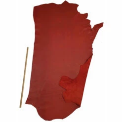 Vachette Foulonnée Rouge Brique - Épaisseur 1,8 Mm