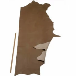 Vachette Grainé Beige / Kaki - Épaisseur 1,6 Mm -Matériel De Couture Soldes 2024 vachette graine beige kaki epaisseur 1 6 mm 2