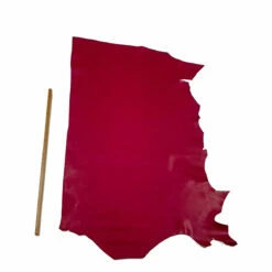 Vachette Grainé Framboise - Épaisseur 1,4 Mm