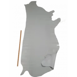 Vachette Lisse Bleu Clair / Gris - Épaisseur 1 Mm -Matériel De Couture Soldes 2024 vachette lisse bleu clair gris epaisseur 1 mm 1