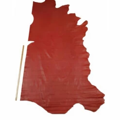 Vachette Lisse Orange Brique - Épaisseur 1,2 Mm