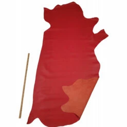 Vachette Lisse Rouge - Épaisseur 1 Mm -Matériel De Couture Soldes 2024 vachette lisse rouge epaisseur 1 mm 2