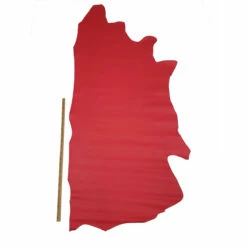 Vachette Lisse Rouge Rosé - Épaisseur 1 Mm