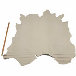 Veau Foulonné Blanc Cassé - Épaisseur 1,2 Mm