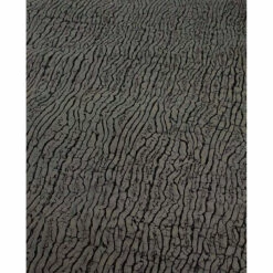 Veau Gaufré Fantaisie Gris Noir - Épaisseur 1,5 Mm