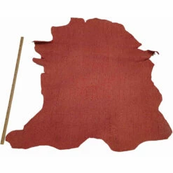 Veau Gaufré Fantaisie Rouge - Épaisseur 1,5 Mm -Matériel De Couture Soldes 2024 veau gaufre fantaisie rouge epaisseur 1 5 mm 2