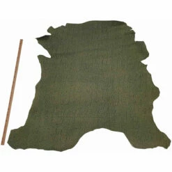 Veau Gaufré Fantaisie Vert - Épaisseur 1,5 Mm -Matériel De Couture Soldes 2024 veau gaufre fantaisie vert epaisseur 1 5 mm 2