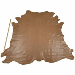 Veau Lisse Beige Brun - HAAS - Épaisseur 1,2 Mm